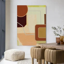 Urban Cotton Wandkleden|Wandkleed Deuce in maat en frame naar keuze