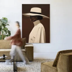 Urban Cotton Wandkleden|Wandkleed Dolores in maat en frame naar keuze