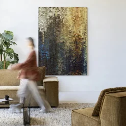 Urban Cotton Wandkleden|Wandkleed Drops in maat en frame naar keuze