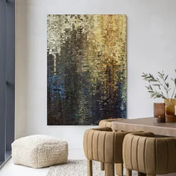 Urban Cotton Wandkleden|Wandkleed Drops in maat en frame naar keuze