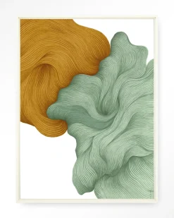 Urban Cotton Wandkleden|Wandkleed DWG-T in maat en frame naar keuze