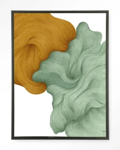 Urban Cotton Wandkleden|Wandkleed DWG-T in maat en frame naar keuze