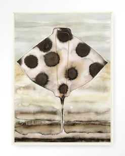 Urban Cotton Wandkleden|Wandkleed Eagle Ray in maat en frame naar keuze