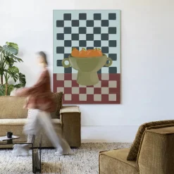 Urban Cotton Wandkleden|Wandkleed Eclectic Series 2 in maat en frame naar keuze