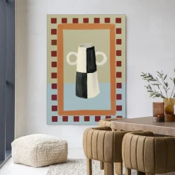 Urban Cotton Wandkleden|Wandkleed Eclectic Series 3 in maat en frame naar keuze