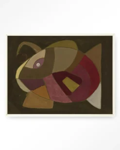 Urban Cotton Wandkleden|Wandkleed El Pez in maat en frame naar keuze