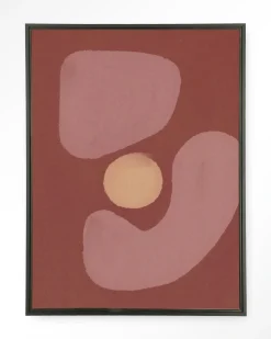 Urban Cotton Wandkleden|Wandkleed Elementa Morado 2 in maat en frame naar keuze