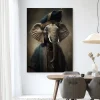 Urban Cotton Wandkleden|Wandkleed Elephant in maat en frame naar keuze
