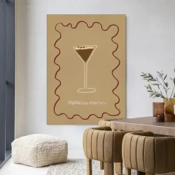 Urban Cotton Wandkleden|Wandkleed Esma in maat en frame naar keuze