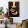 Urban Cotton Wandkleden|Wandkleed Espresso Martini in maat en frame naar keuze