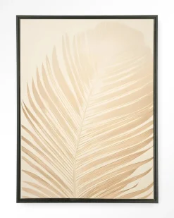 Urban Cotton Wandkleden|Wandkleed Feuille in maat en frame naar keuze