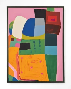 Urban Cotton Wandkleden|Wandkleed Fields Of Colour in maat en frame naar keuze