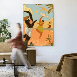 Urban Cotton Wandkleden|Wandkleed Fly High in maat en frame naar keuze