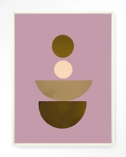 Urban Cotton Wandkleden|Wandkleed Forma 1 Beige in maat en frame naar keuze