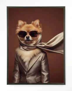 Urban Cotton Wandkleden|Wandkleed Foxy in maat en frame naar keuze