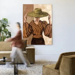 Urban Cotton Wandkleden|Wandkleed Francesca in maat en frame naar keuze