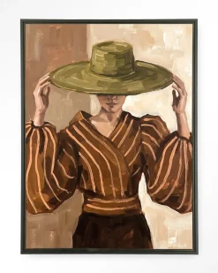 Urban Cotton Wandkleden|Wandkleed Francesca in maat en frame naar keuze