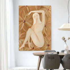 Urban Cotton Wandkleden|Wandkleed Freely Blooming in maat en frame naar keuze