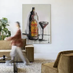 Urban Cotton Wandkleden|Wandkleed Friday Night in maat en frame naar keuze