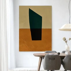 Urban Cotton Wandkleden|Wandkleed Geen Groen in maat en frame naar keuze