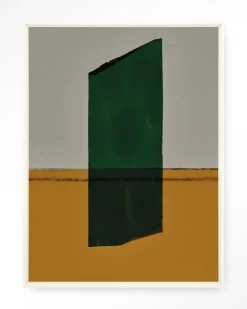 Urban Cotton Wandkleden|Wandkleed Geen Mosgroen in maat en frame naar keuze