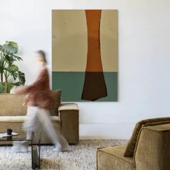 Urban Cotton Wandkleden|Wandkleed Geen Mosterd in maat en frame naar keuze