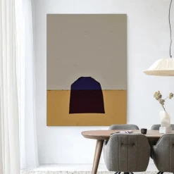 Urban Cotton Wandkleden|Wandkleed Geen Paars in maat en frame naar keuze