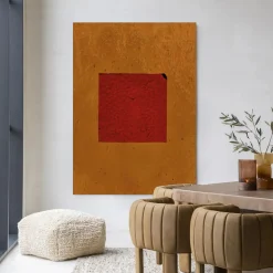 Urban Cotton Wandkleden|Wandkleed Geen Rood in maat en frame naar keuze