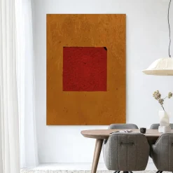 Urban Cotton Wandkleden|Wandkleed Geen Rood in maat en frame naar keuze