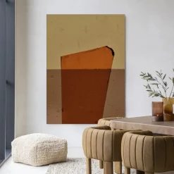 Urban Cotton Wandkleden|Wandkleed Geen Soort Van Oranje in maat en frame naar keuze