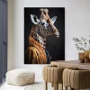 Urban Cotton Wandkleden|Wandkleed Giraffe in maat en frame naar keuze
