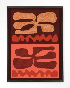 Urban Cotton Wandkleden|Wandkleed Groovy Neutral in maat en frame naar keuze