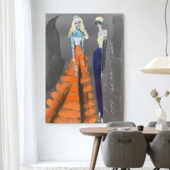 Urban Cotton Wandkleden|Wandkleed Gucci in maat en frame naar keuze