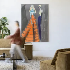 Urban Cotton Wandkleden|Wandkleed Gucci in maat en frame naar keuze