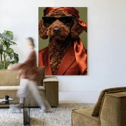 Urban Cotton Wandkleden|Wandkleed Guus in maat en frame naar keuze