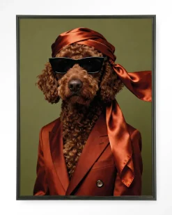 Urban Cotton Wandkleden|Wandkleed Guus in maat en frame naar keuze