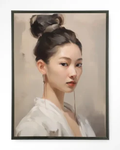 Urban Cotton Wandkleden|Wandkleed Haruto in maat en frame naar keuze