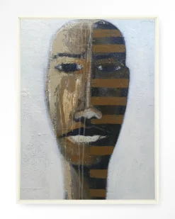 Urban Cotton Wandkleden|Wandkleed Head 1 in maat en frame naar keuze