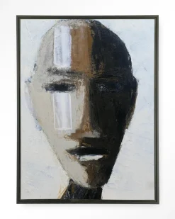 Urban Cotton Wandkleden|Wandkleed Head 2 in maat en frame naar keuze