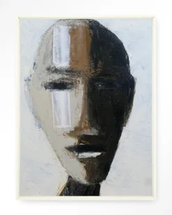 Urban Cotton Wandkleden|Wandkleed Head 2 in maat en frame naar keuze