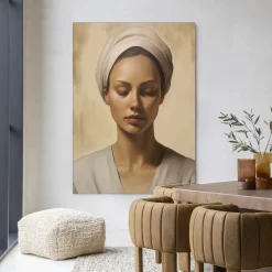 Urban Cotton Wandkleden|Wandkleed Healing in maat en frame naar keuze