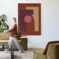 Urban Cotton Wandkleden|Wandkleed Herbal in maat en frame naar keuze