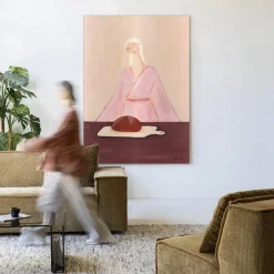 Urban Cotton Wandkleden|Wandkleed Homemade Sourdough in maat en frame naar keuze