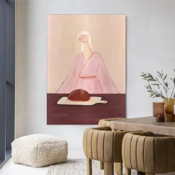 Urban Cotton Wandkleden|Wandkleed Homemade Sourdough in maat en frame naar keuze