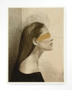 Urban Cotton Wandkleden|Wandkleed In Her Mind in maat en frame naar keuze