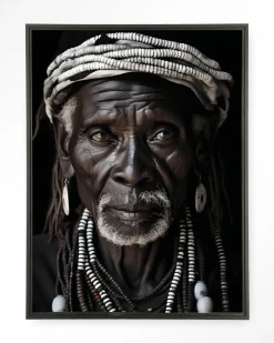 Urban Cotton Wandkleden|Wandkleed Kabila in maat en frame naar keuze