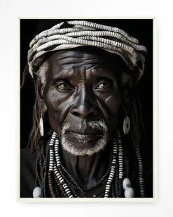 Urban Cotton Wandkleden|Wandkleed Kabila in maat en frame naar keuze