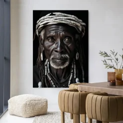 Urban Cotton Wandkleden|Wandkleed Kabila in maat en frame naar keuze