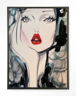 Urban Cotton Wandkleden|Wandkleed Kate Moss Forever in maat en frame naar keuze