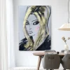 Urban Cotton Wandkleden|Wandkleed Kate Moss in maat en frame naar keuze